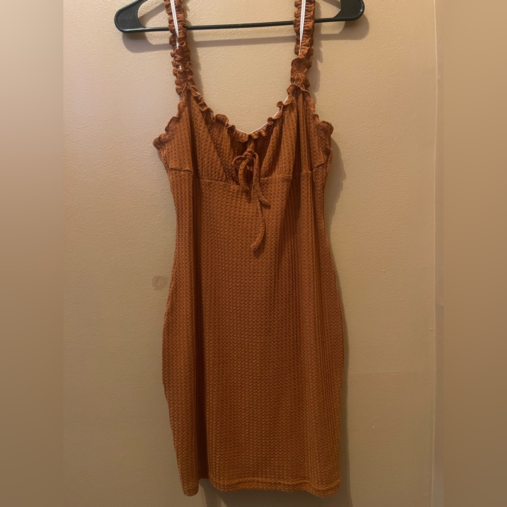 Cute tan summer dress